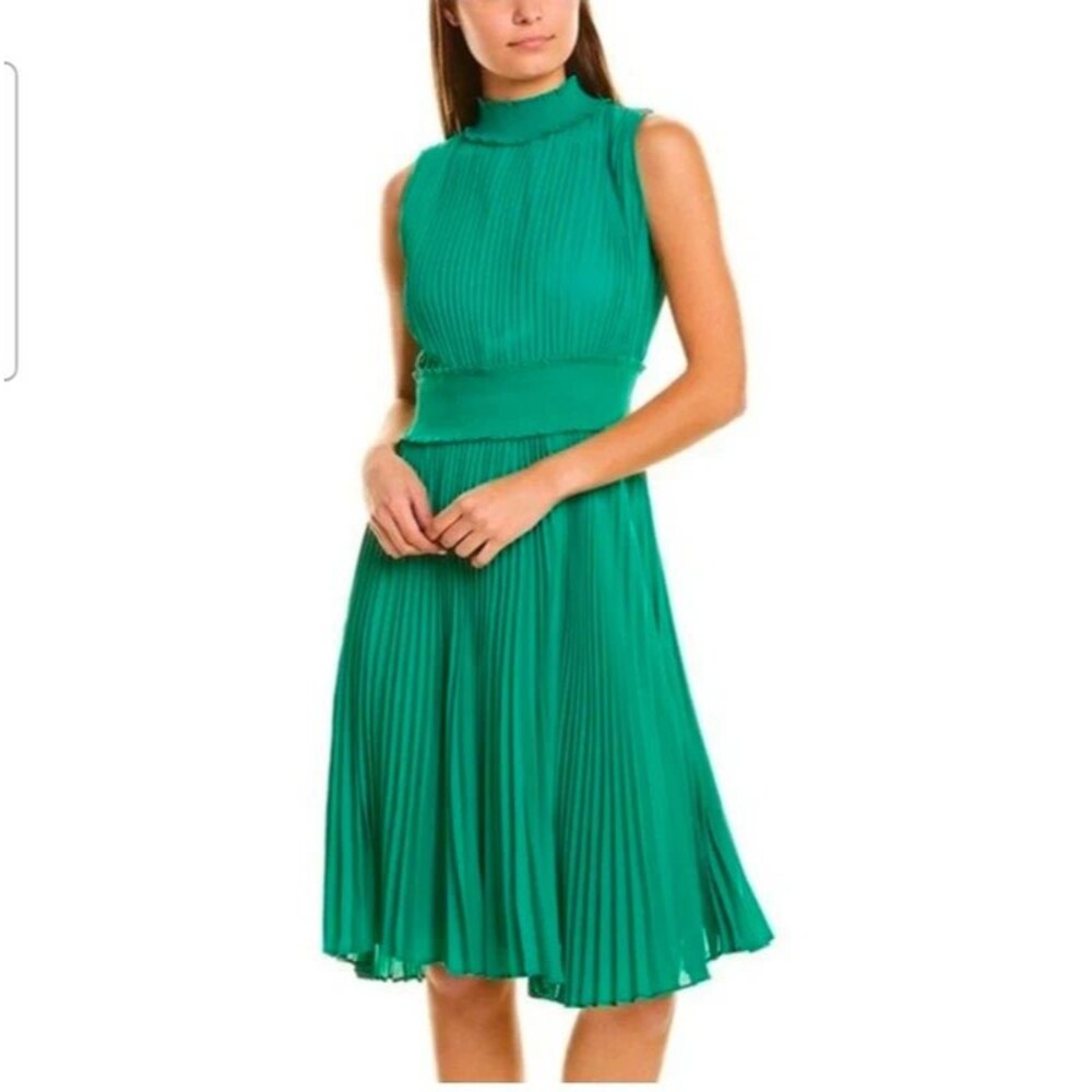 NWT Nanette Lepore, shamrock green long dress size 4